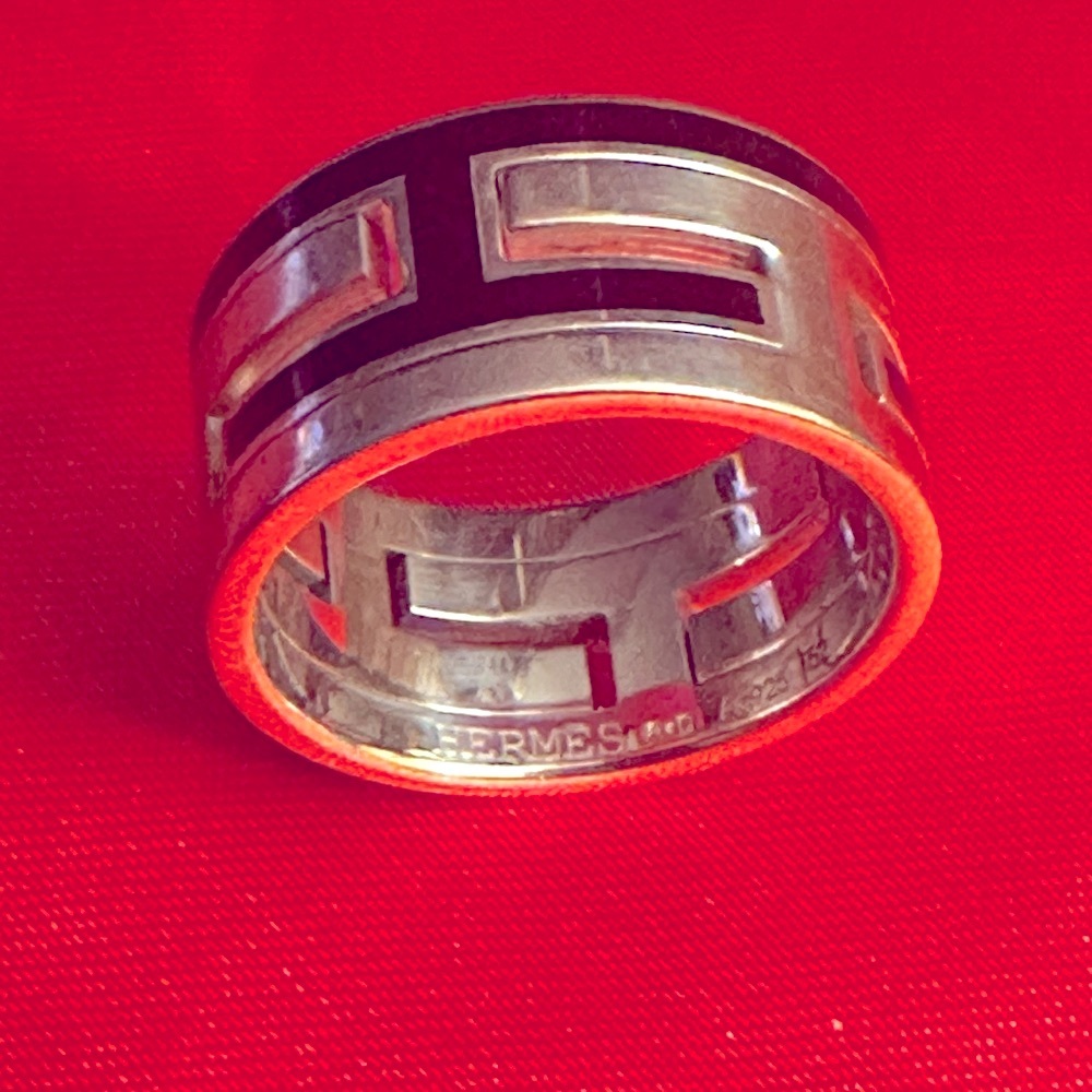 Wow Poshmark - Authentic Herms Sterling Silver Ri… - image 2